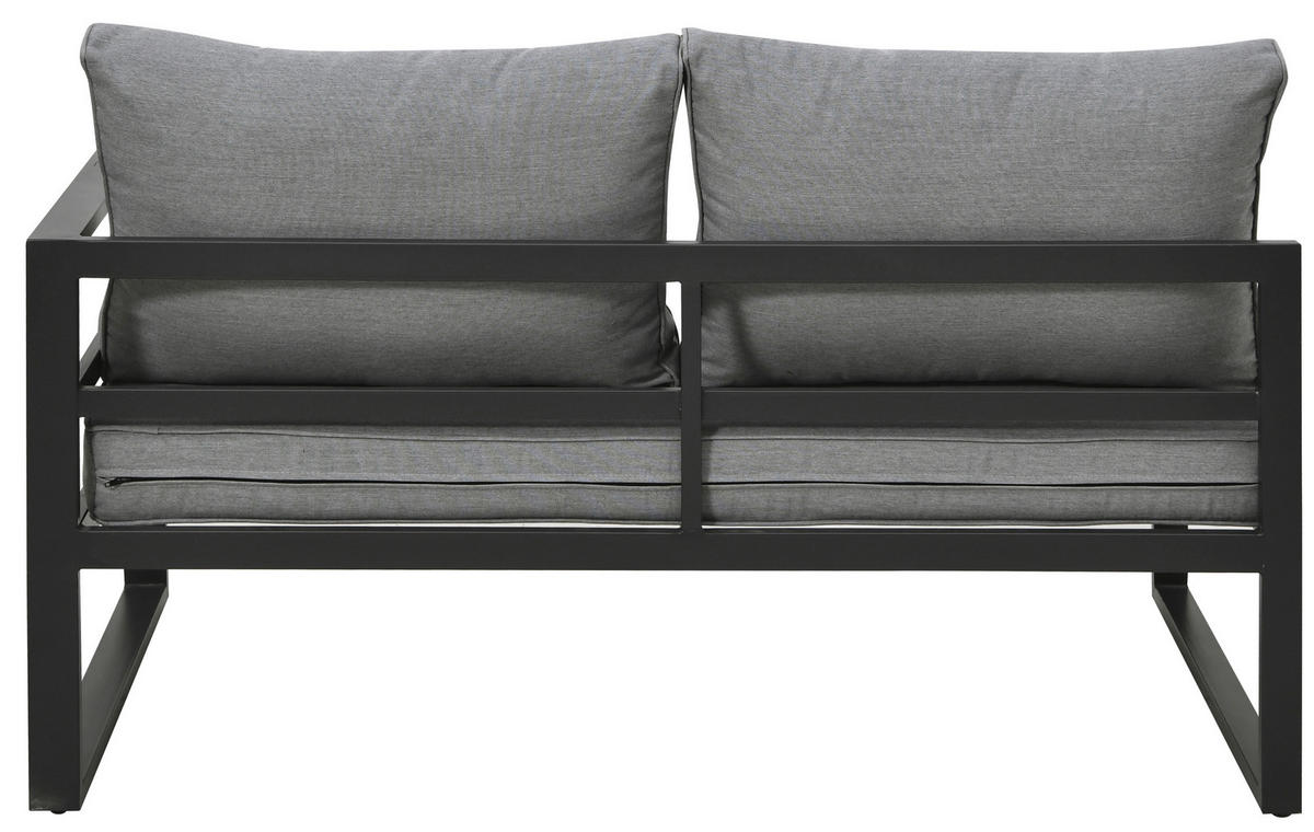 Loungeset Bilbao schwarz Stahl Bilbao - schwarz/grau