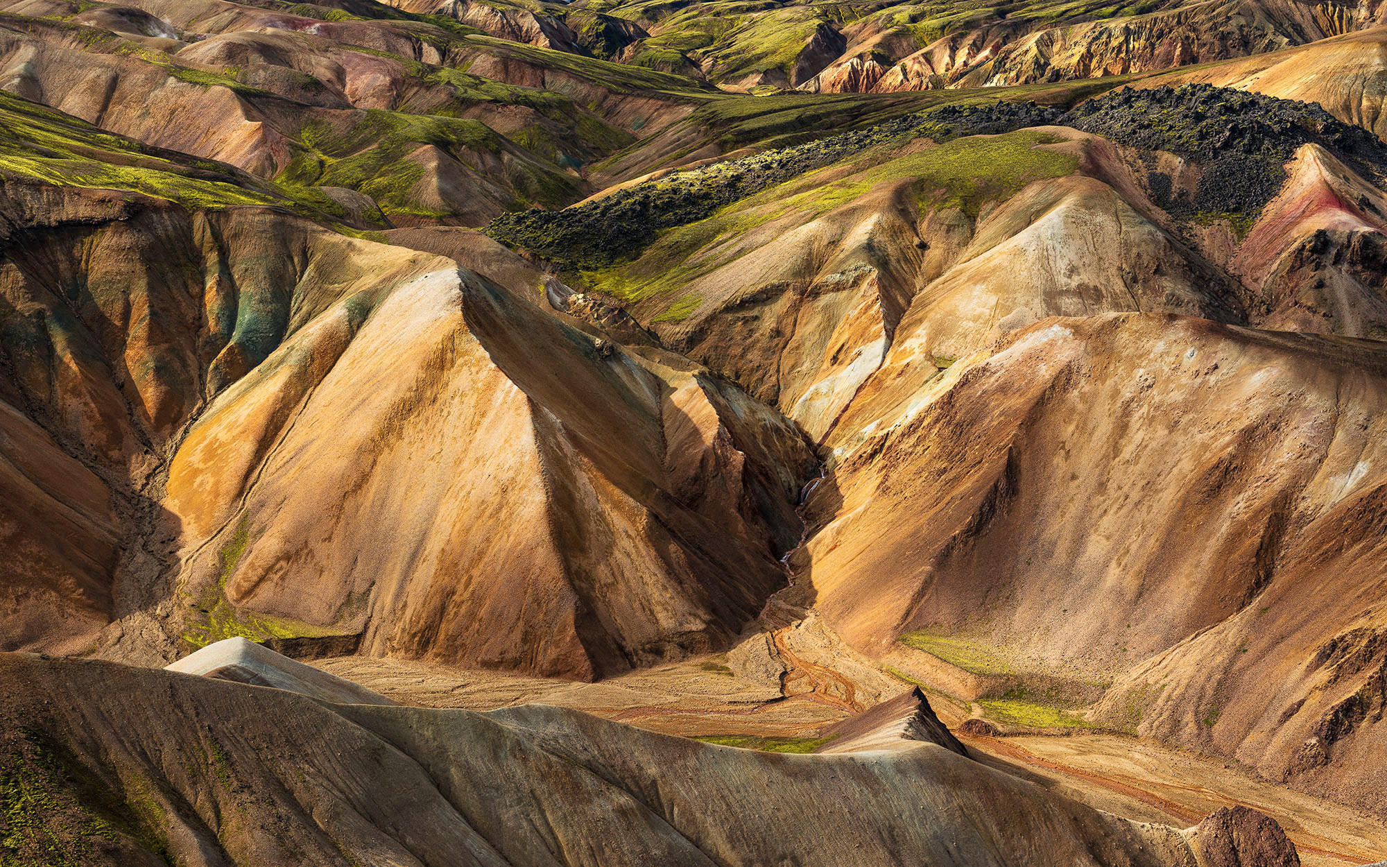 Komar Fototapete Shiny Mountains B/L: ca. 400x250 cm