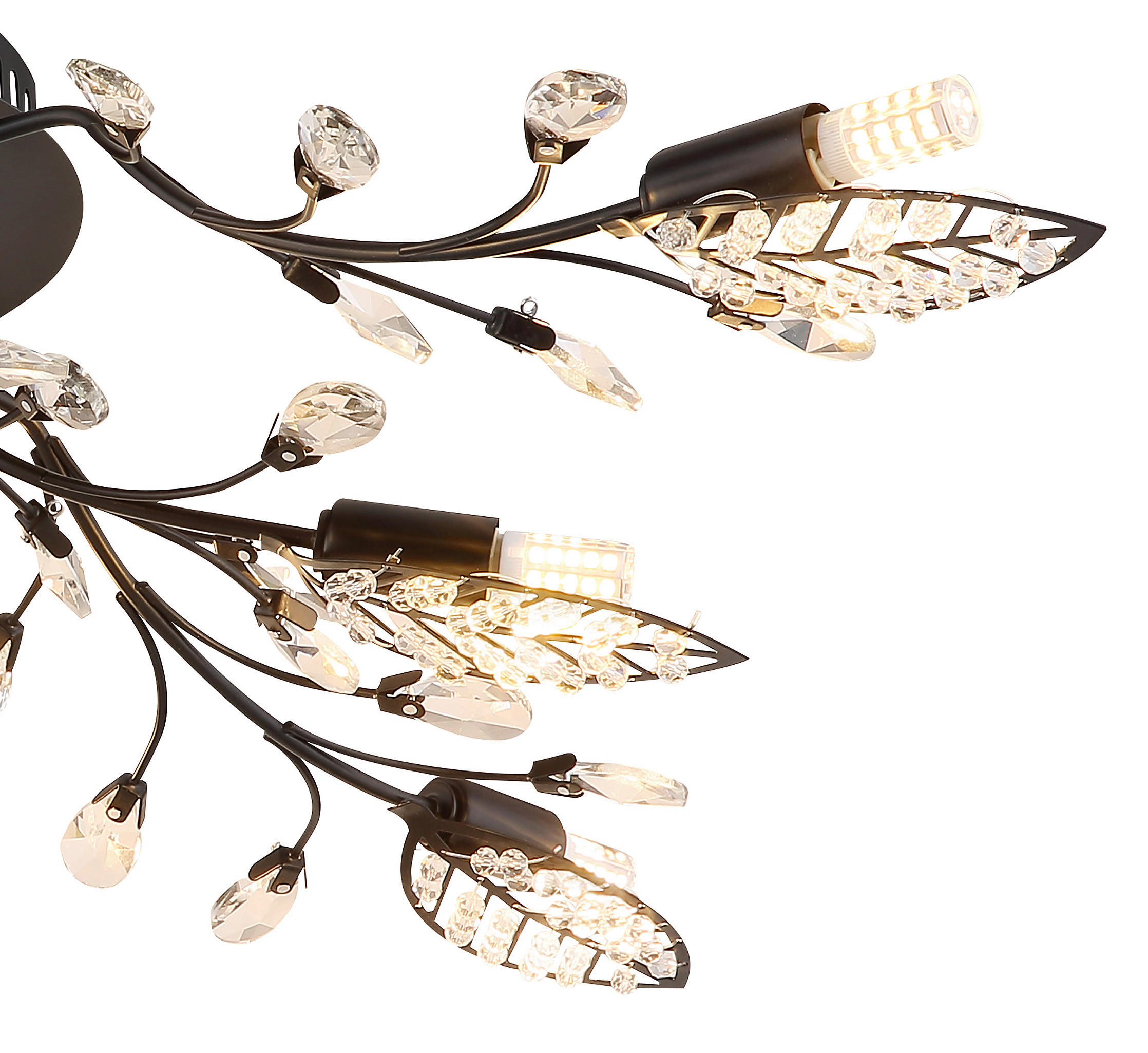 Thumbnail - GLOBO Deckenventilator schwarz Metall B/H/L: ca. 65x20x65 cm