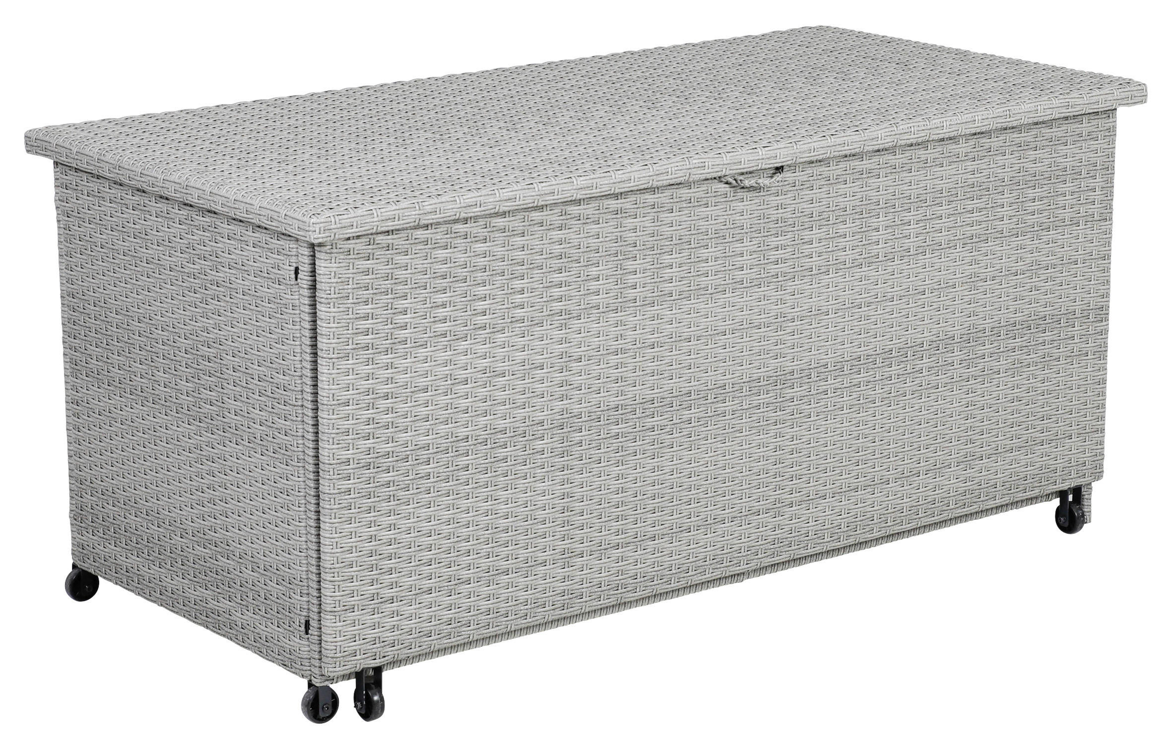 Greemotion Auflagenbox zum Ausziehen grau Stahl B/H/L: ca. 142x68x72 cm Auflagenbox - grau (72,00/142,00/68,00cm) - Greemotion