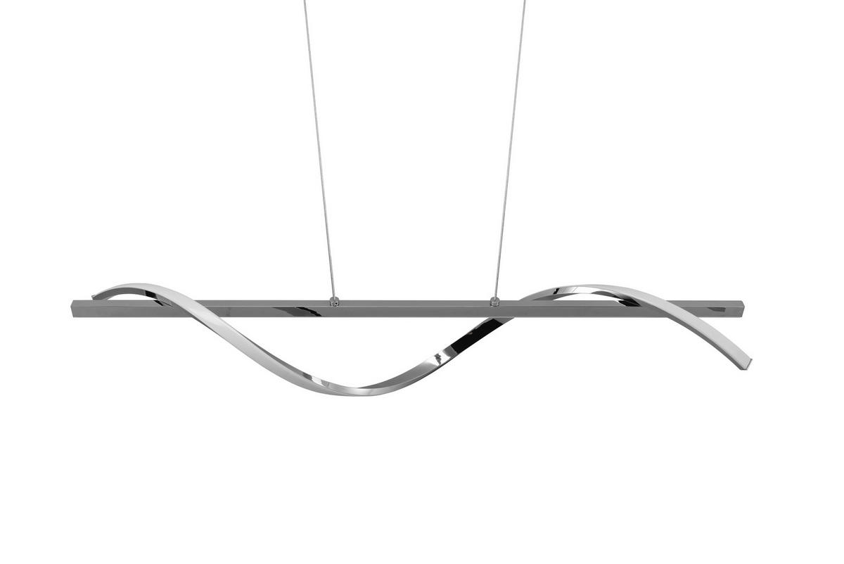 Reality LED-Pendelleuchte R32201106 Isabel Chrom Metall B/H/T: ca. 100x150x18 cm 1.0 Brennstellen Isabel - Chrom (100,00/150,00/18,00cm) - Reality