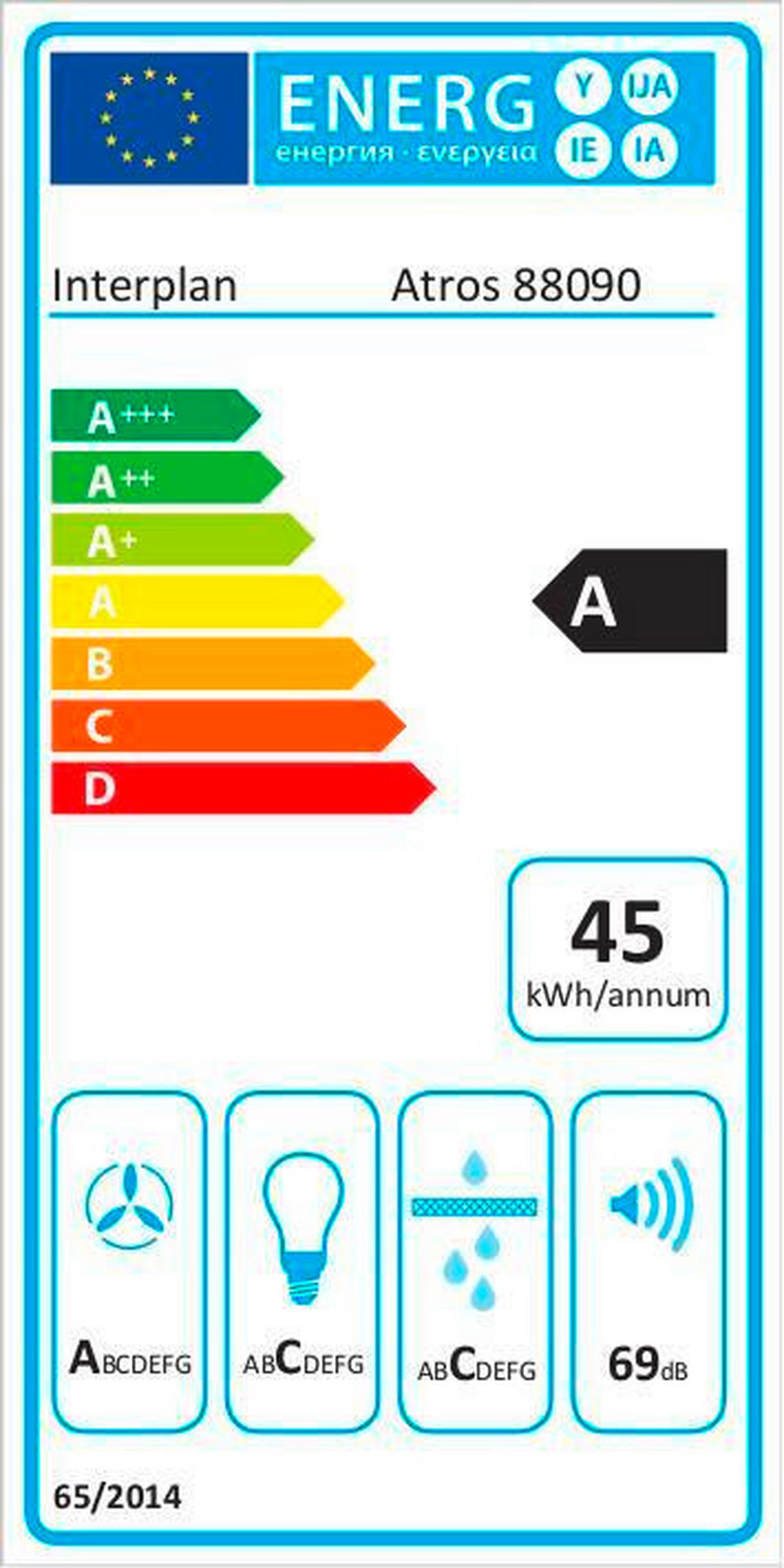 Impuls Inselküche IP4050 weiß Lack Hochglanz B/T/L: ca. 127x60x274 cm IP4050 - weiß/Beton Schiefergrau (127,00/274,00cm) - Impuls