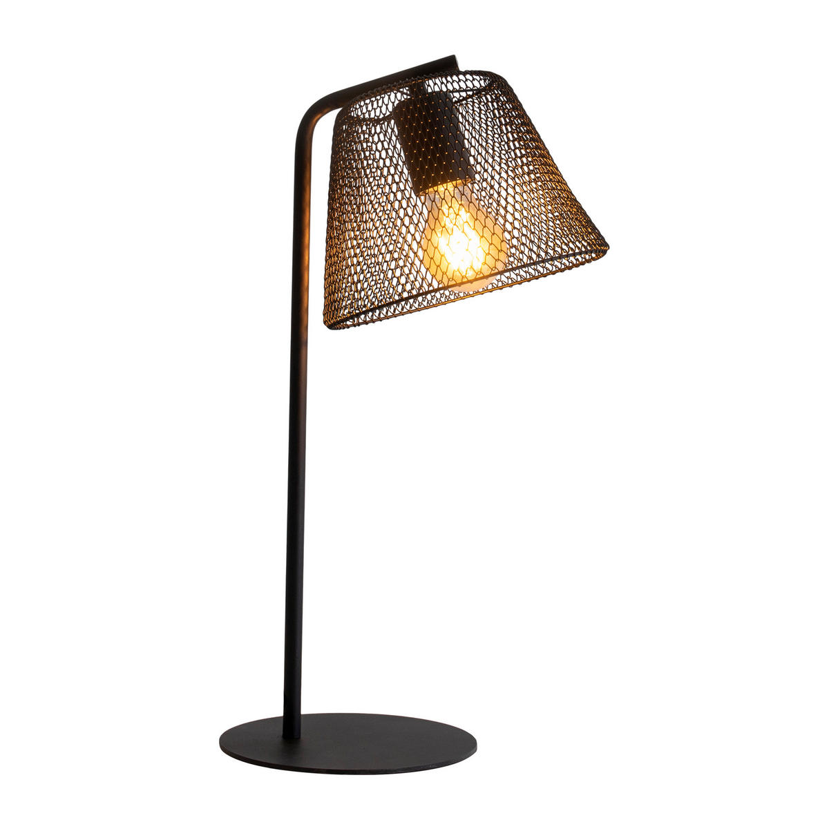 Näve Leuchten Tischleuchte 3181022 schwarz Kunststoff Metall B/H/T: ca. 20x50x20 cm E27 1 Brennstellen Korie - schwarz (20,00/50,00/20,00cm) - Näve Leuchten