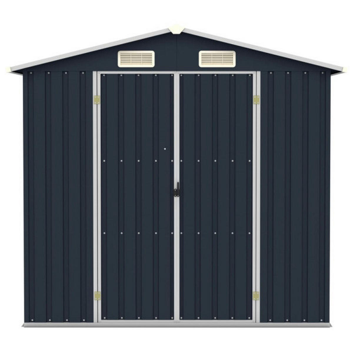 VidaXL Gerätehaus anthrazit B/H: ca. 205x183 cm Gerätehaus - anthrazit (205,00/183,00cm) - VidaXL