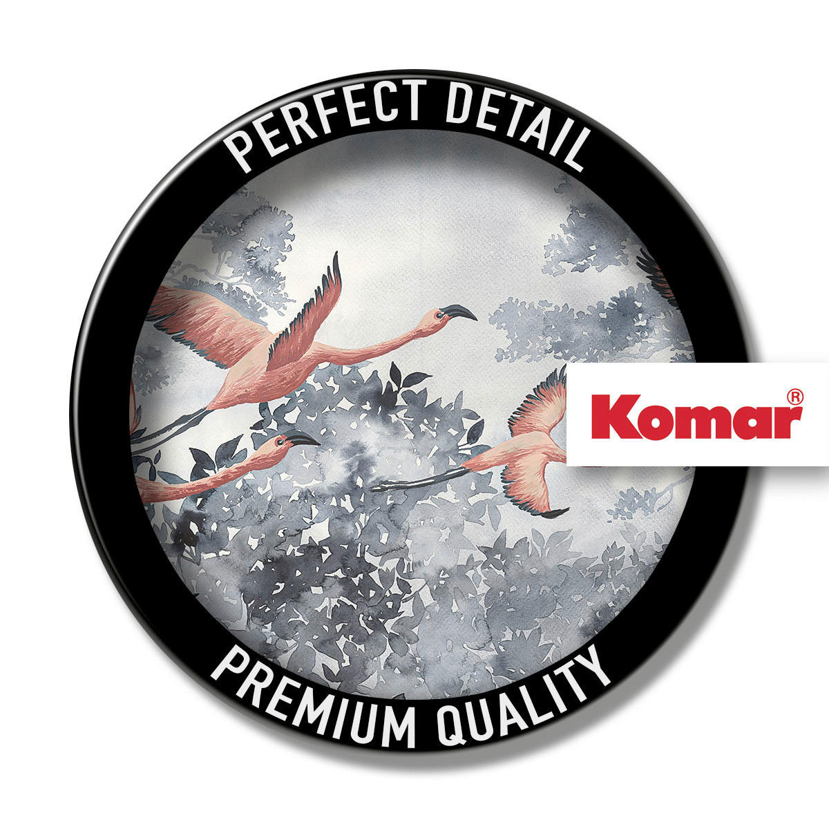 Komar Fototapete Flamingos in the Sky B/L: ca. 400x280 cm Flamingos in the Sky - (400,00/280,00cm) - Komar