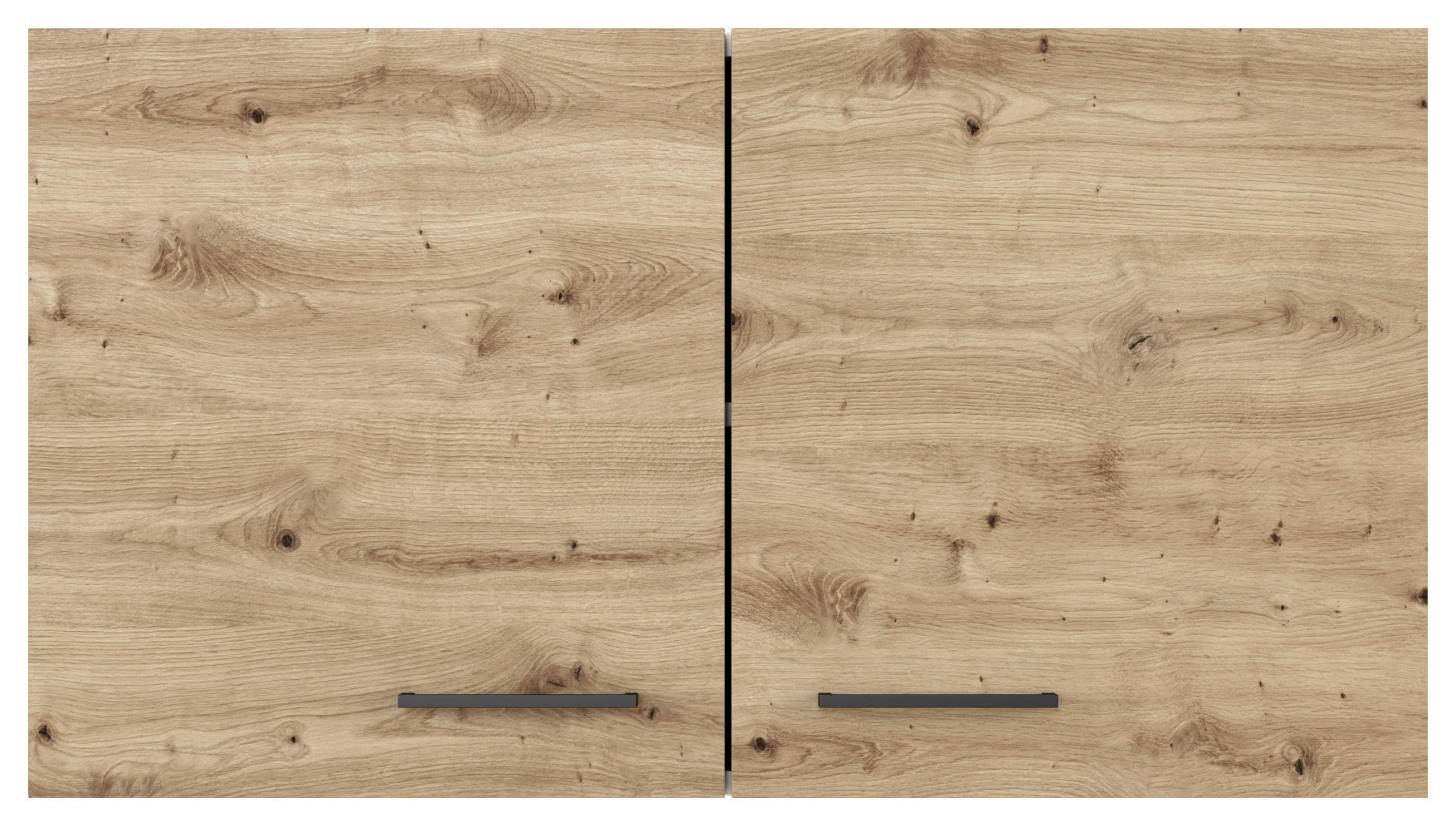 Flex-Well Hängeschrank Cara grün B/H/T: ca. 100x54,8x32 cm Cara - Eiche/schwarz (100,00/54,80/32,00cm) - Flex-Well