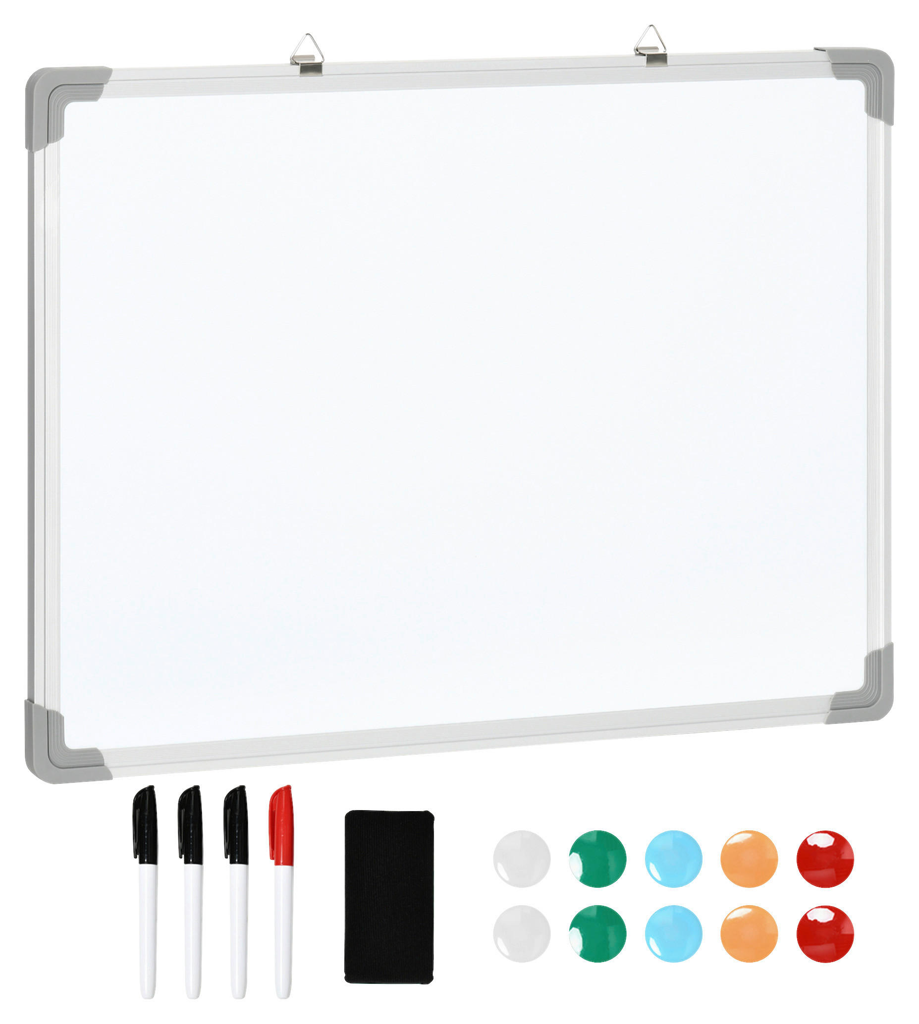 HOMCOM Wandboard Whiteboard - weiß (45,00/1,80/60,00cm) - HOMCOM