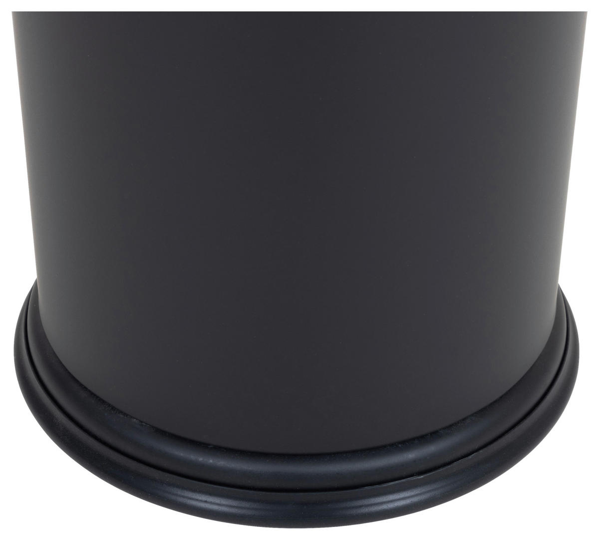 Aschenbecher schwarz Metall Stand-Aschenbecher/-Abfalleimer - schwarz