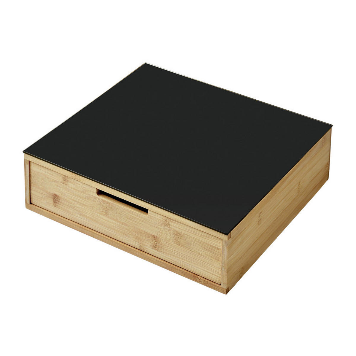 Kesper Vorratsbox mit Schublade schwarz B/H/L: ca. 31x30x10 cm Vorratsbox_mit_Schublade - natur/schwarz (10,00/31,00/30,00cm) - Kesper