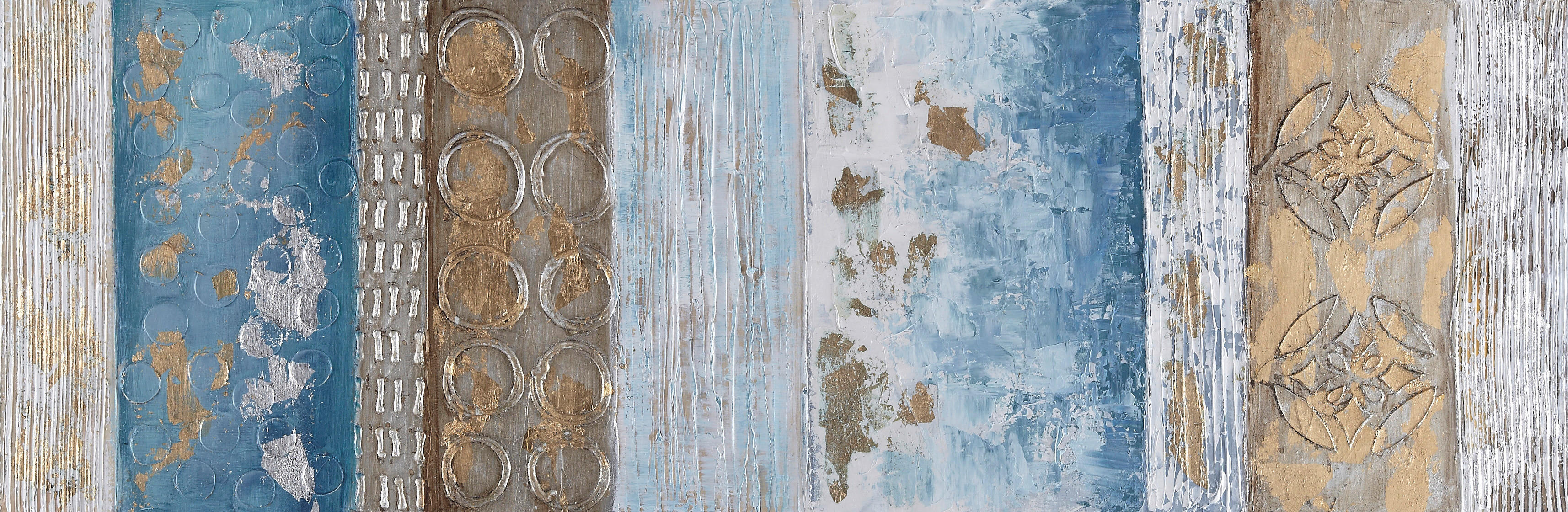 Bönninghoff Ölgemälde Abstrakt B/H/L: ca. 120x2x40 cm Ölgemälde_handgefertigt - (40,00/120,00/2,00cm) - Bönninghoff