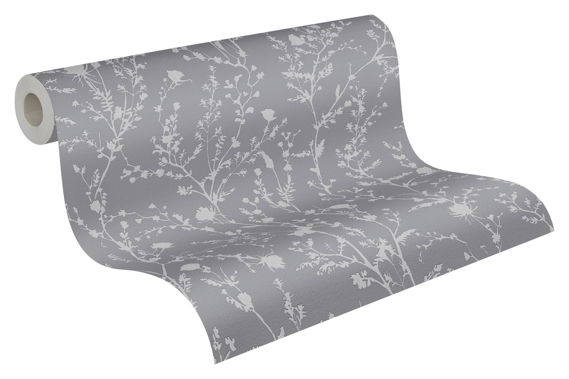 A.S.Creation Vliestapete silber B/H/D: ca. 53x1005x8,3 cm Vliestapete - silber (8,30/1005,00cm) - A.S.Creation