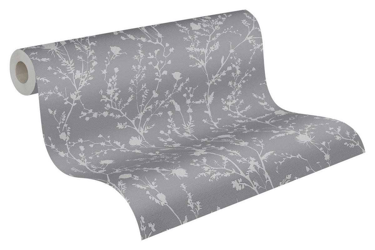 A.S.Creation Vliestapete silber B/H/D: ca. 53x1005x8,3 cm Vliestapete - silber (8,30/1005,00cm) - A.S.Creation