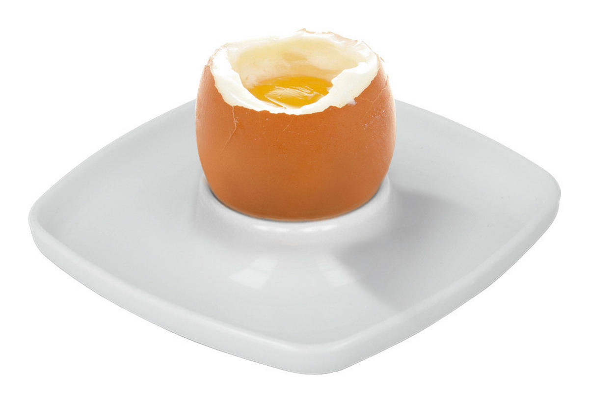 Haushaltshelfer weiß Kunststoff B/H/L: ca. 9,5x16x3,2 cm Eierbecher_3erSet - weiß (3,20/9,50/16,00cm)