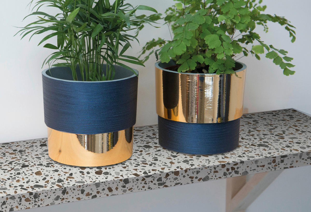 d-c-fix Dekofolie Steine Terrazzo Steine grau bunt B/L: ca. 45x200 cm Steine - bunt/grau (45,00/200,00cm) - d-c-fix