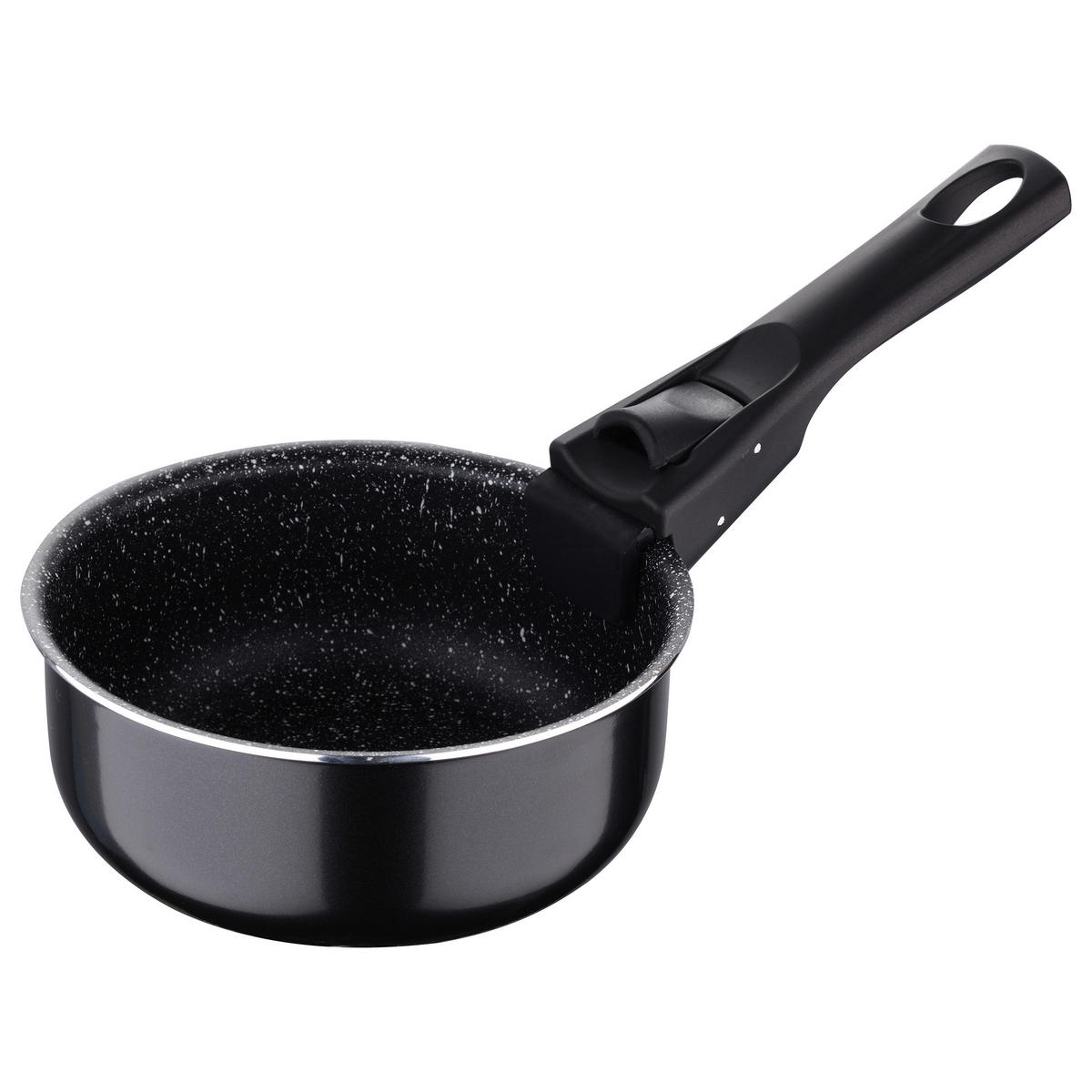 BERGNER Topfset Click & cook black schwarz Aluminium 4 tlg. Click & cook black - schwarz - BERGNER