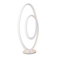Näve Leuchten LED-Tischleuchte weiß Metall Kunststoff B/H/T: ca. 25x60x17 cm ODRIVE - weiß (25,00/60,00/17,00cm) - Näve Leuchten