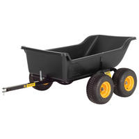 Polar Anhänger Tandem Trailer schwarz Stahl B/H/L: ca. 137x79x249 cm Tandem Trailer - schwarz (249,00/137,00/79,00cm) - Polar
