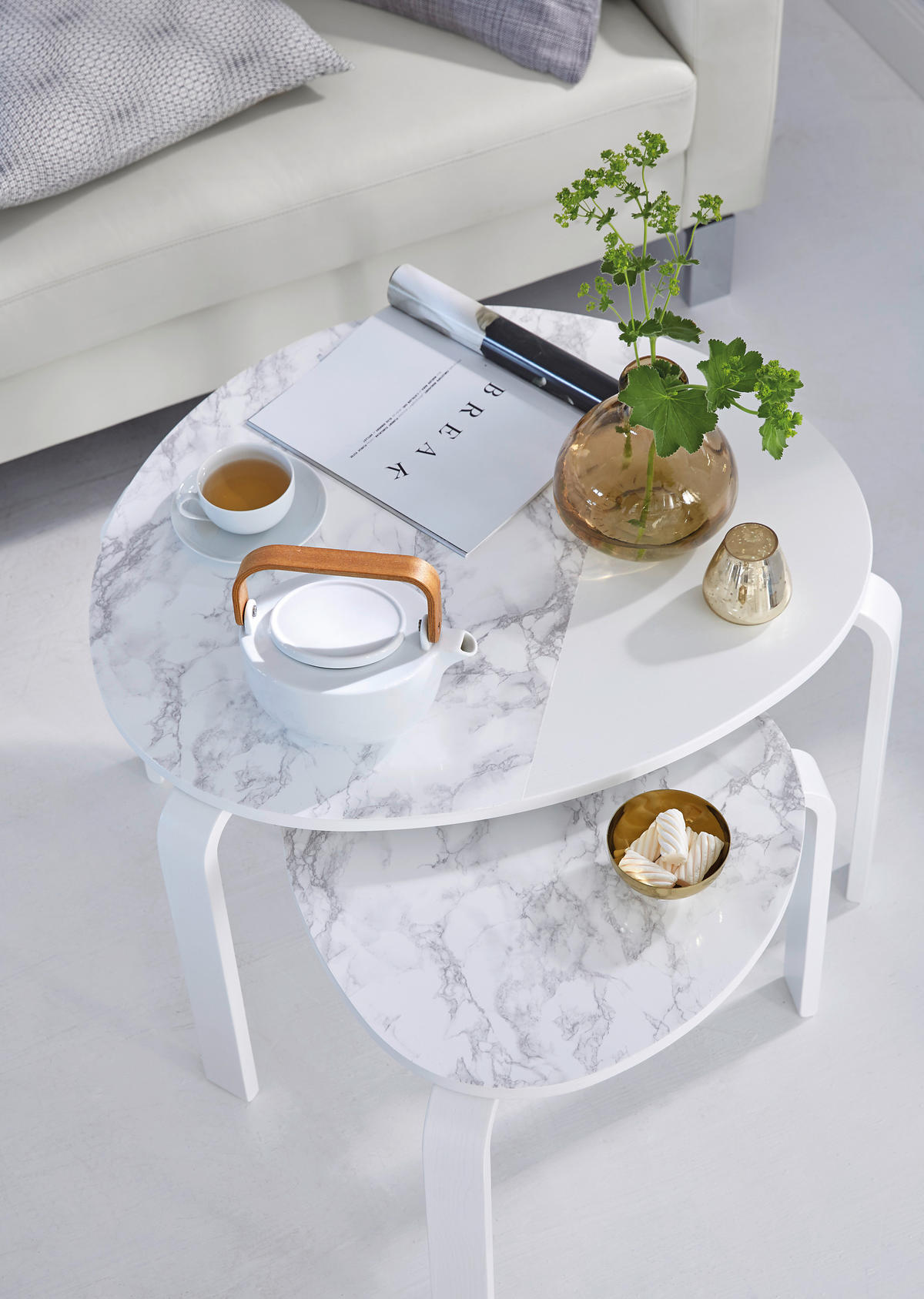 d-c-fix Dekofolie Marmoroptik grau weiß B/L: ca. 67,5x200 cm Klebefolie_d-c-fix_F3468306 - weiß/grau (67,50/200,00cm) - d-c-fix