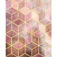 Komar Poster Mosaik Rosso Abstrakt B/L: ca. 40x50 cm Mosaik Rosso - (40,00/50,00cm) - Komar