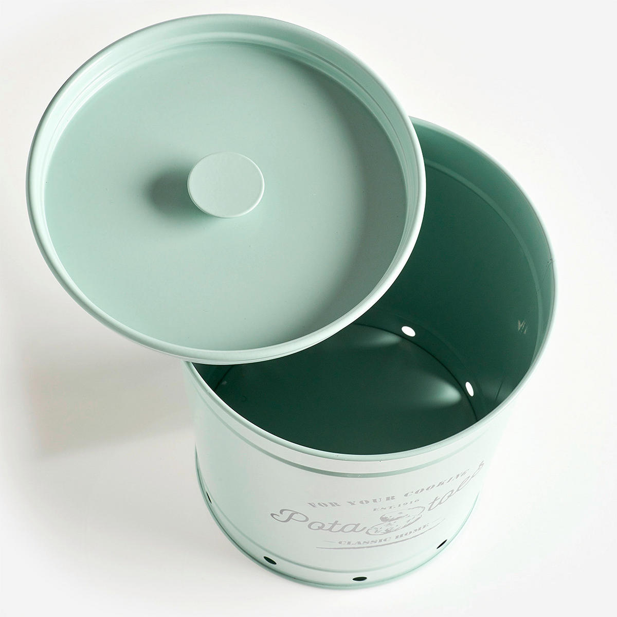 Zeller Vorratsdose Kartoffel mint B/H/L: ca. 19,5x21,5x16,5 cm Kartoffel - mint (16,50/19,50/21,50cm) - Zeller