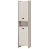 Hochschrank Lindholm Eiche Sandeiche Nachbildung creme B/H/T: ca. 40,2x176,3x33 cm Lindholm - Eiche/creme (40,20/176,30/33,00cm) - Möbelpartner