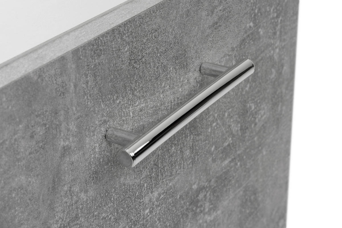 Waschbeckenunterschrank Solo 11 Beton Optik B/H/T: ca. 38x55x29 cm Solo 11 - weiß (38,00/55,00/29,00cm)