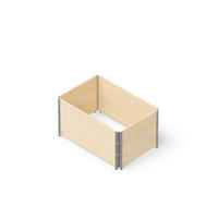 UPYARD Hochbeet INDUSTRIAL natur Holz B/L: ca. 80x120 cm INDUSTRIAL - natur (80,00/120,00cm) - UPYARD