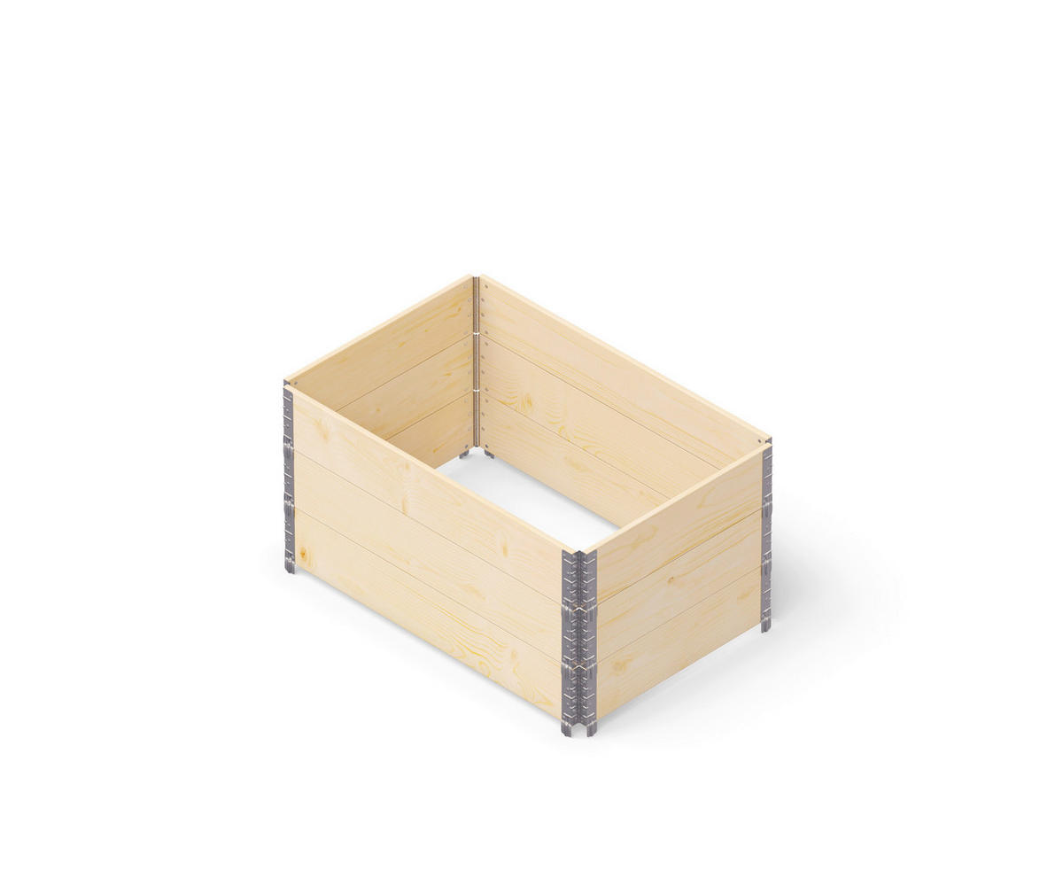 UPYARD Hochbeet INDUSTRIAL natur Holz B/L: ca. 80x120 cm INDUSTRIAL - natur (80,00/120,00cm) - UPYARD