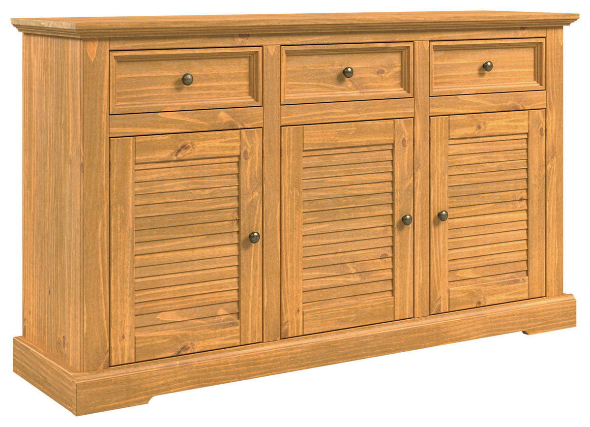 Kommode Breda honig B/H/T: ca. 154x89x42 cm Breda - honig (154,00/89,00/42,00cm)