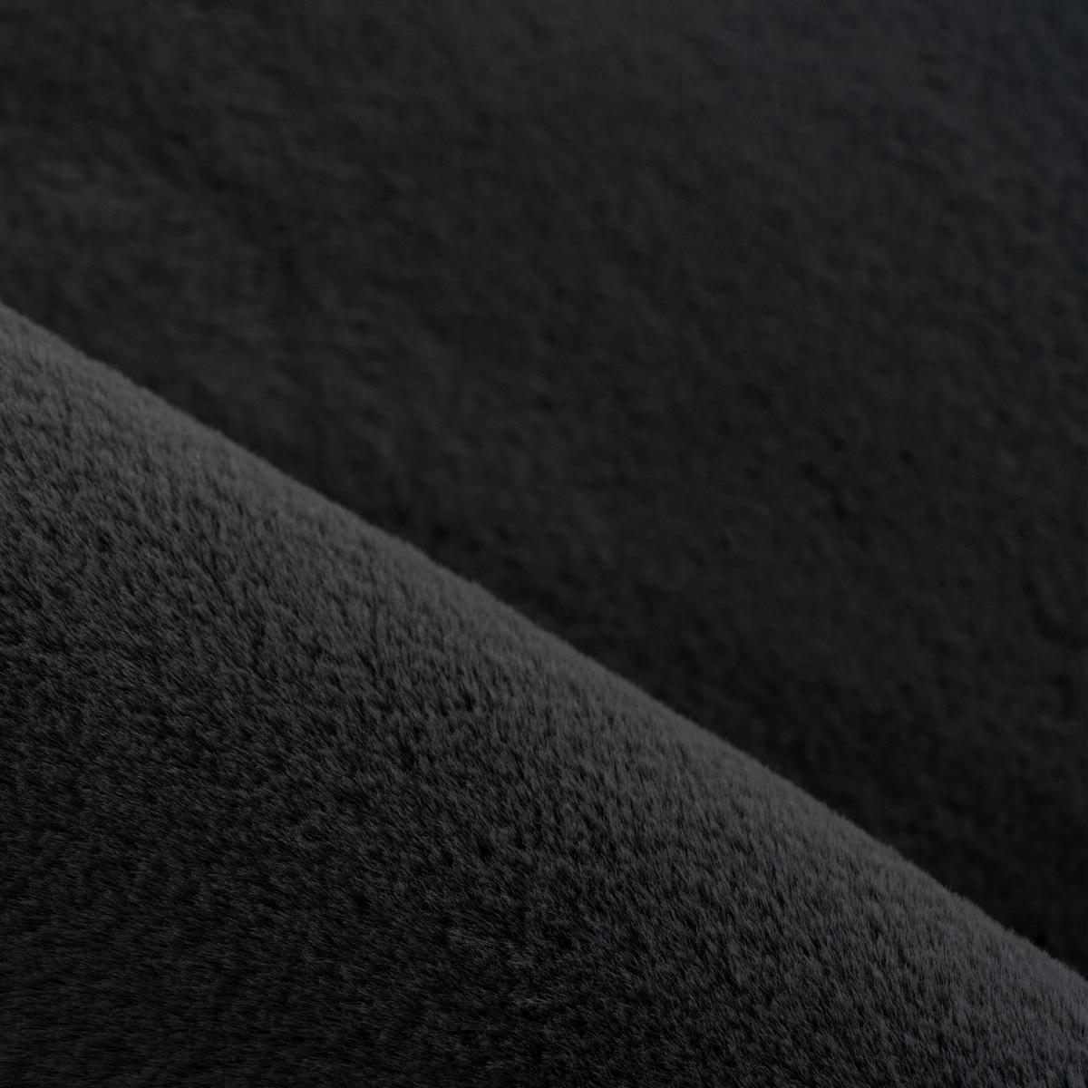 Ayyildiz Teppich POUFFY schwarz B/L: ca. 60x110 cm POUFFY - schwarz (60,00/110,00cm) - Ayyildiz