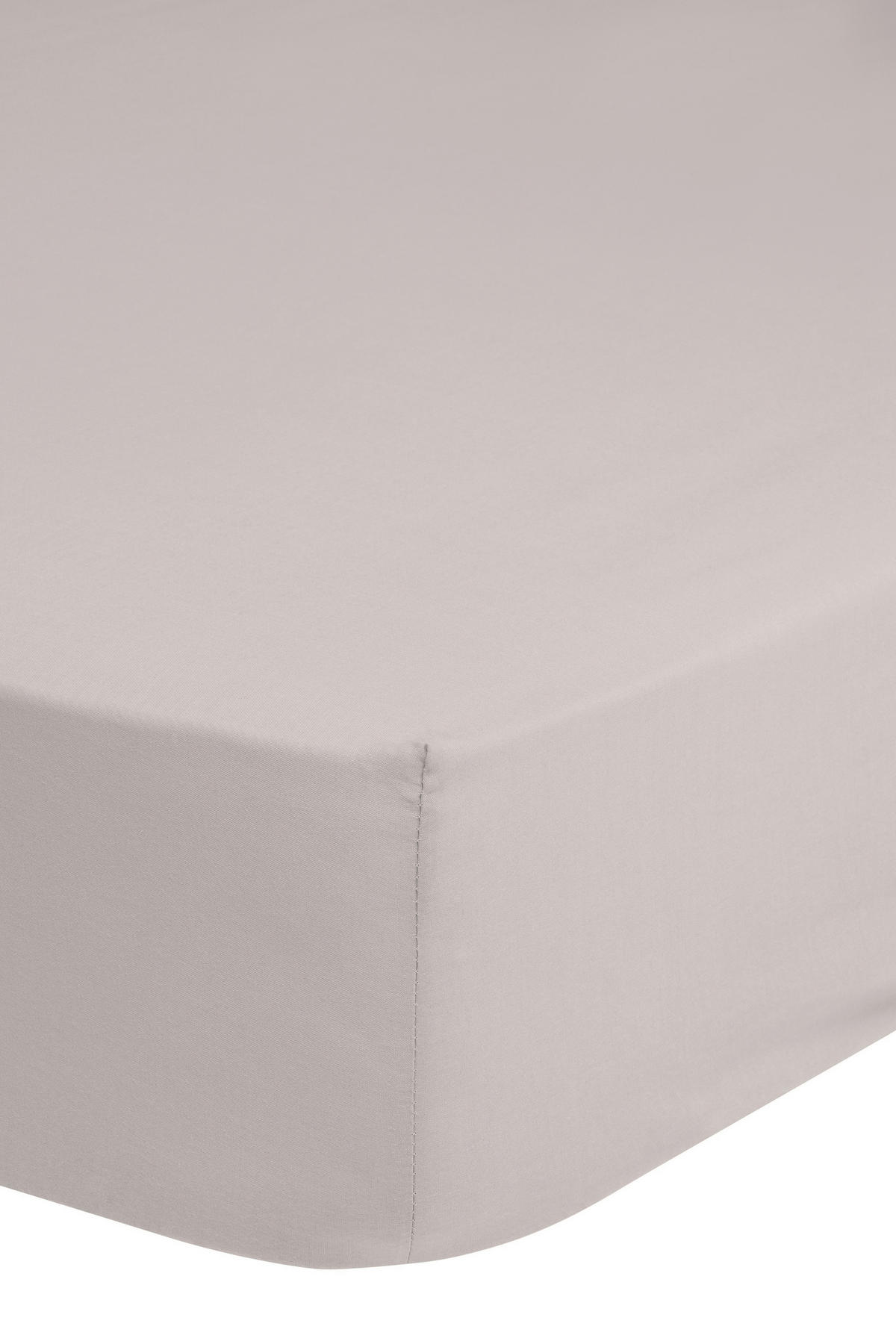 Baumwoll Spannbetttuch Spannbetttuch-Baumwolle 90x220cm - sand (90,00/220,00cm) - Good Morning