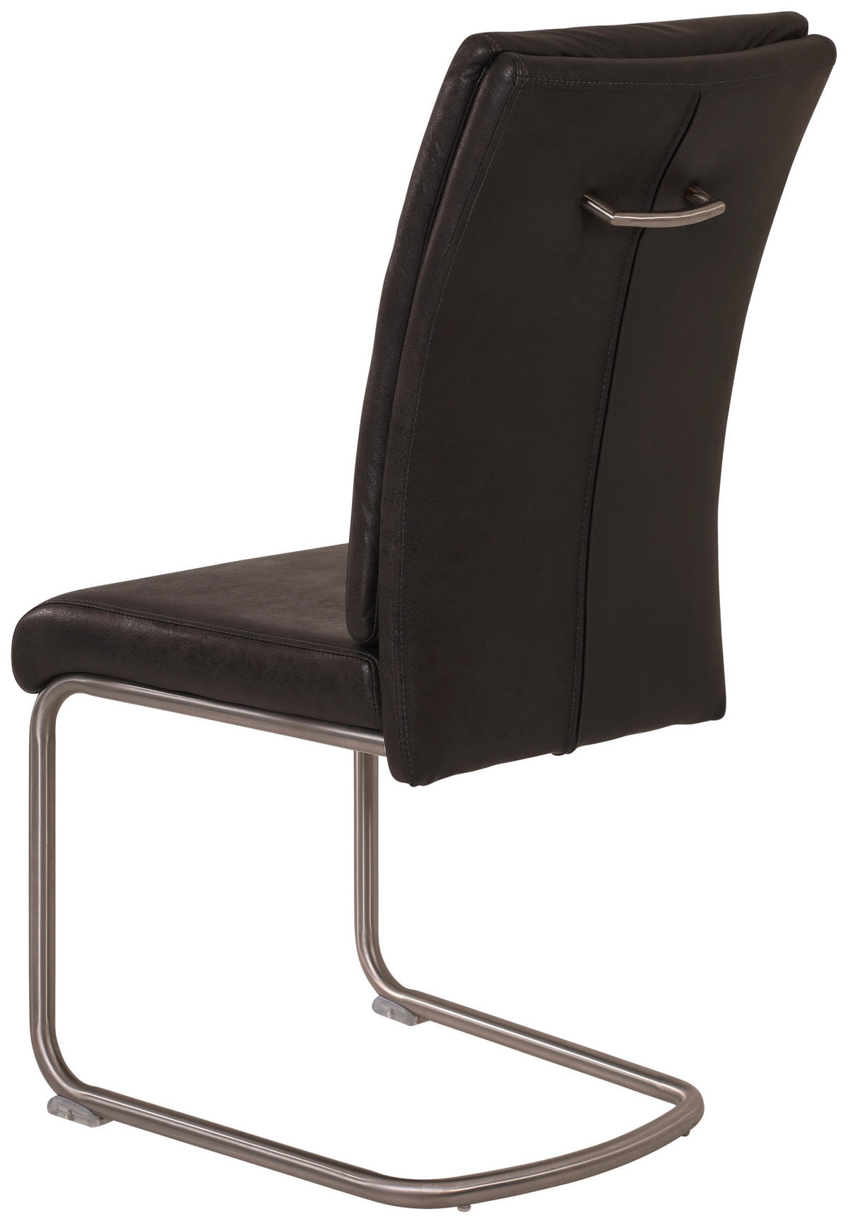 Schwingstuhl Paula 2er Set anthrazit Vintage Microfaser B/H/T: ca. 45x102x65 cm Paula 2er Set - anthrazit (45,00/102,00/65,00cm) - Hela