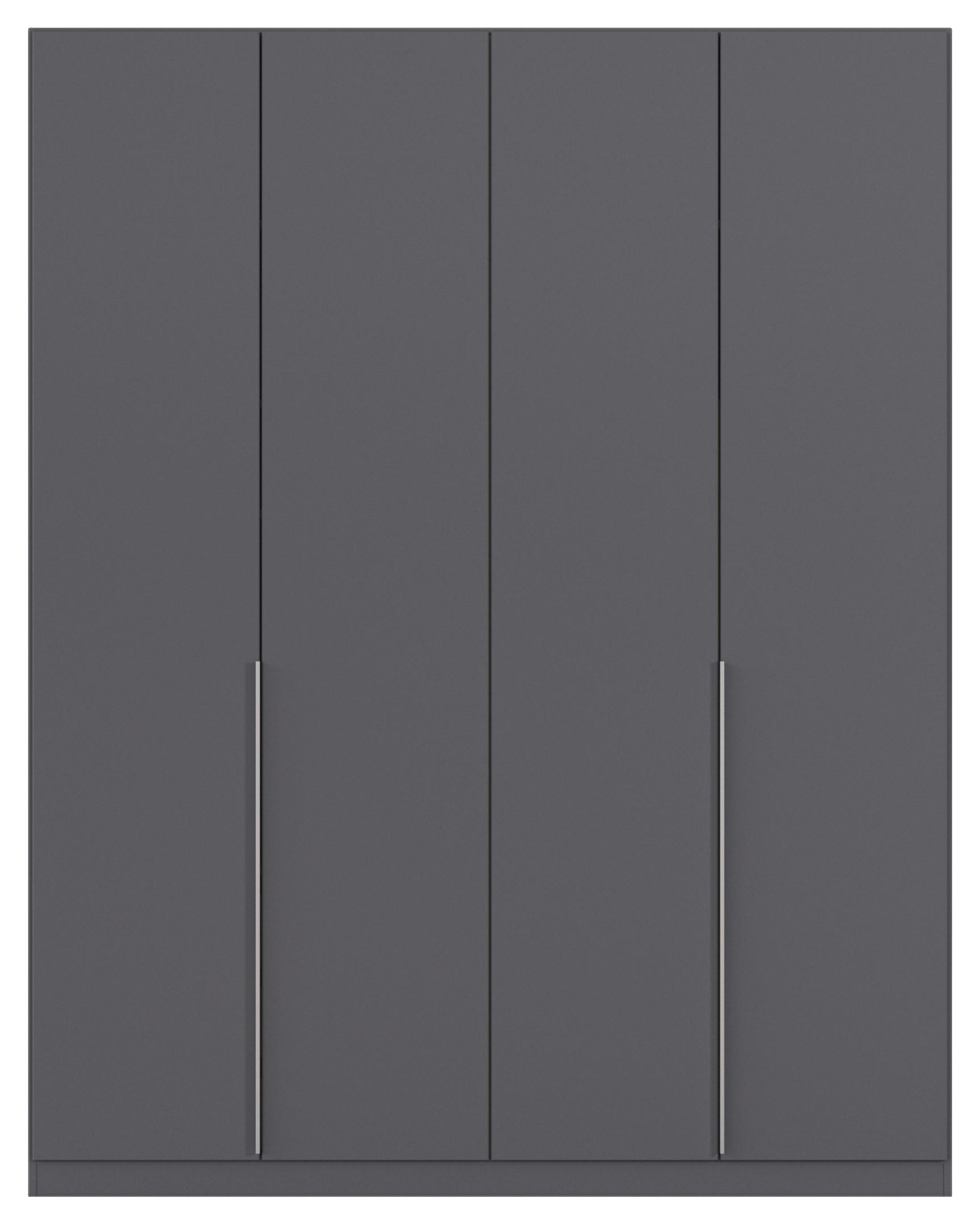 Kleiderschrank Alabama grau B/H/T: ca. 181x229x54 cm Alabama - Alu/grau (181,00/229,00/54,00cm)