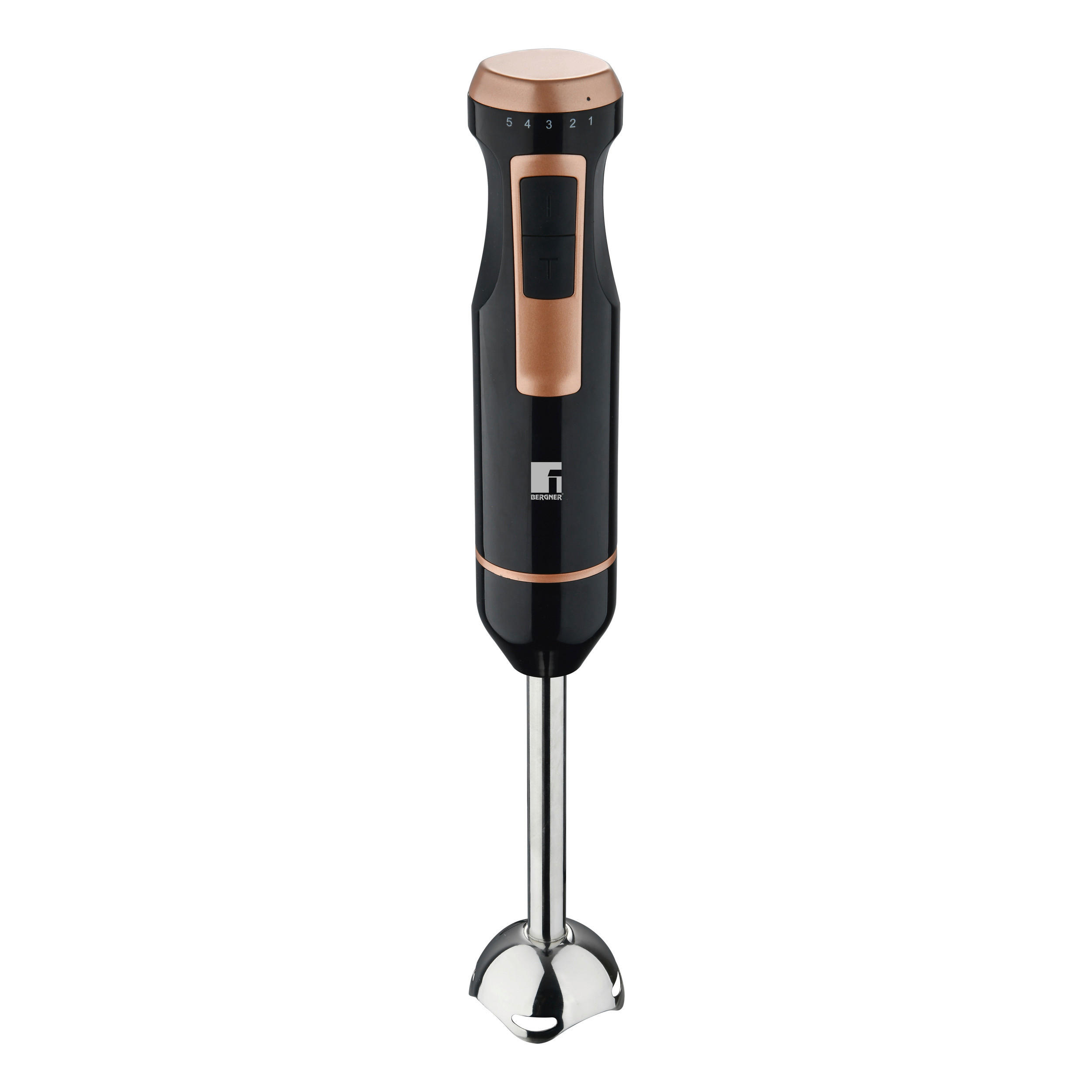 BERGNER Stabmixer schwarz Edelstahl B/H/L: ca. 8x22,5x13 cm COPPER - schwarz (13,00/8,00/22,50cm) - BERGNER