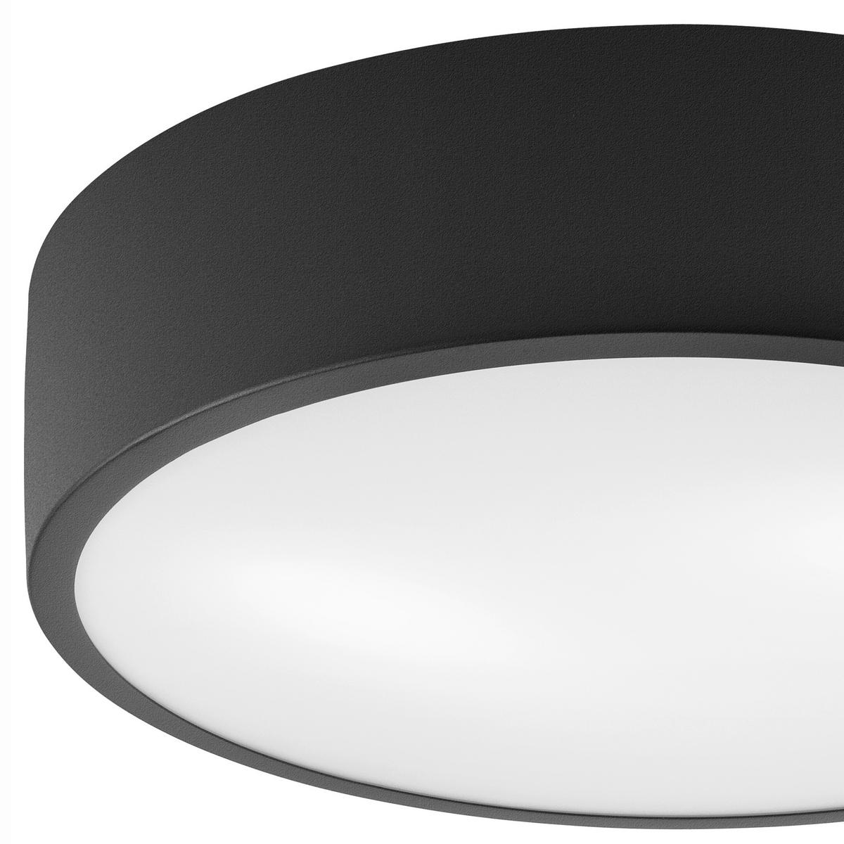 Lamkur Deckenleuchte DANTE 43968 schwarz Stahl Glas H/L: ca. 8x37 cm E27 2 Brennstellen Dante - schwarz (37,00cm) - Lamkur