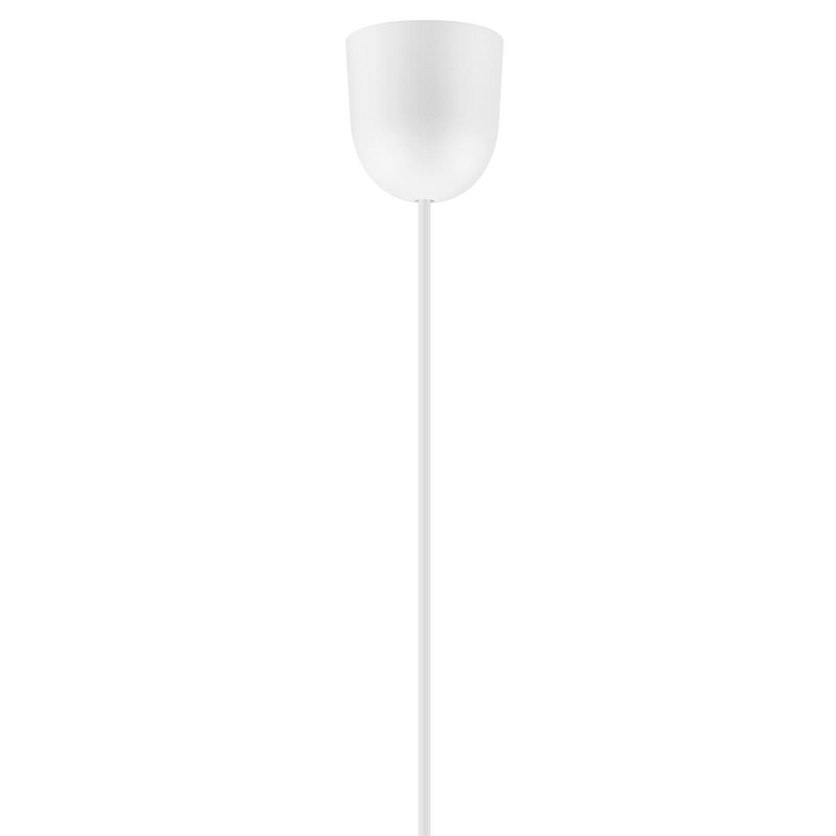 Lamkur Hängeleuchte creme PVC B/H/L: ca. 35x70x35 cm E27 1 Brennstellen Vivian - creme (35,00/35,00/70,00cm) - Lamkur