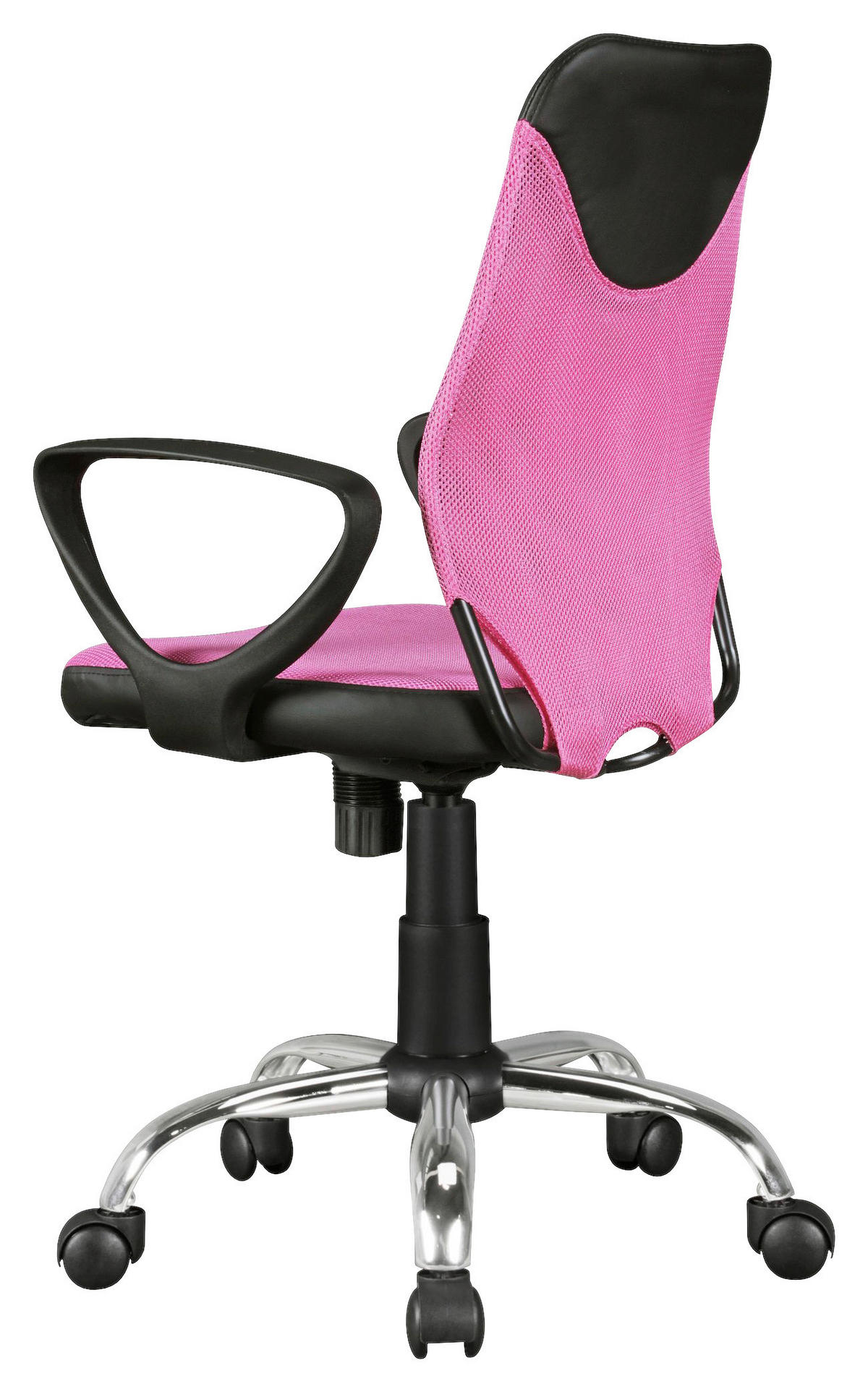 Drehstuhl pink Stoff Kinderschreibtischstuhl TERNI - pink (60,00/101,00/60,00cm) - Amstyle