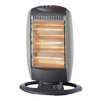 BHP Terassenheizstrahler Taiga B992329 grauschwarz Kunststoff B/H/T: ca. 28x48x7,5 cm ca. 1200 W Heizstrahler Taiga B992329 - grauschwarz (28,00/48,00/7,50cm) - BHP