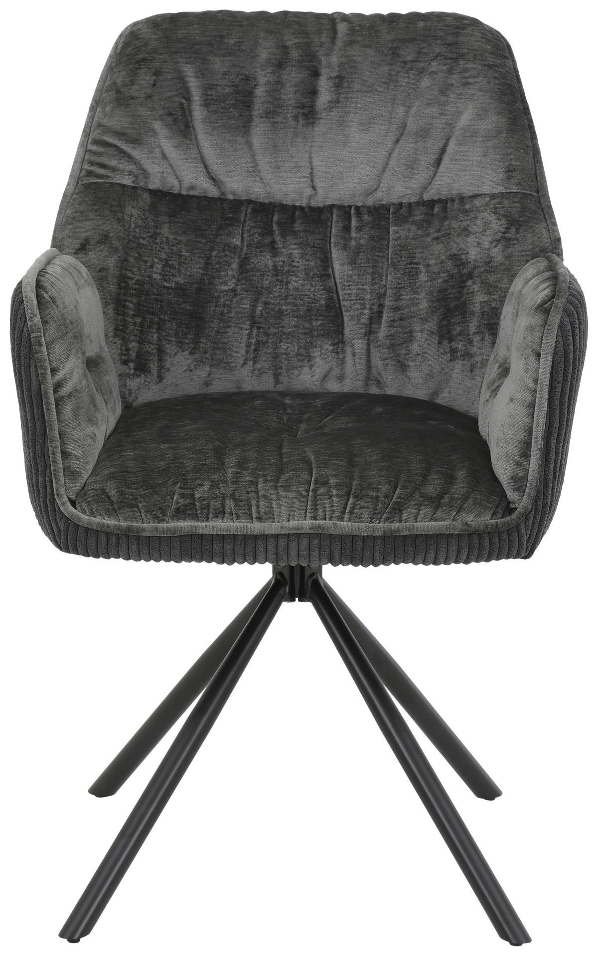 Sessel Amira, 2er-Set anthrazit B/H/T: ca. 56x89x61 cm Amira, 2er-Set - anthrazit (56,00/89,00/61,00cm) - Hela