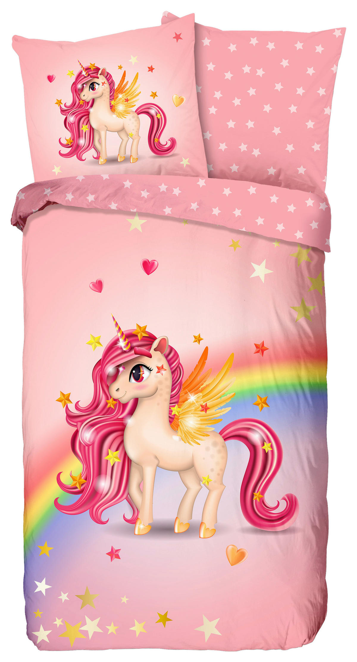 Baumwoll Bettwäsche Little Renforce Little - pink (135,00/200,00cm) - Good Morning