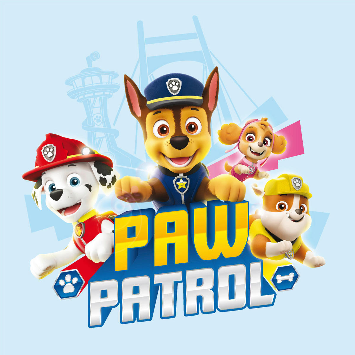 Keilrahmenbild Paw Patrol B/L: ca. 35x35 cm Keilrahmenbild 35x35cm - (35,00/35,00cm)