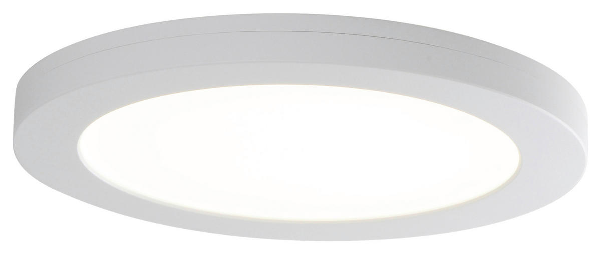 Näve Leuchten Deckenleuchte BONUS NV1384523 weiß Aluminium Kunststoff H/D: ca. 1,6x21,7 cm null 1 Brennstellen LED Deckenleuchte "BONUS" - weiß (21,70/1,60cm) - Näve Leuchten