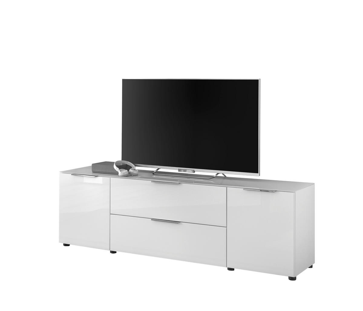 Lowboard Santorin weiß B/H/T: ca. 180x54x40 cm Santorin - weiß (180,00/54,00/40,00cm)