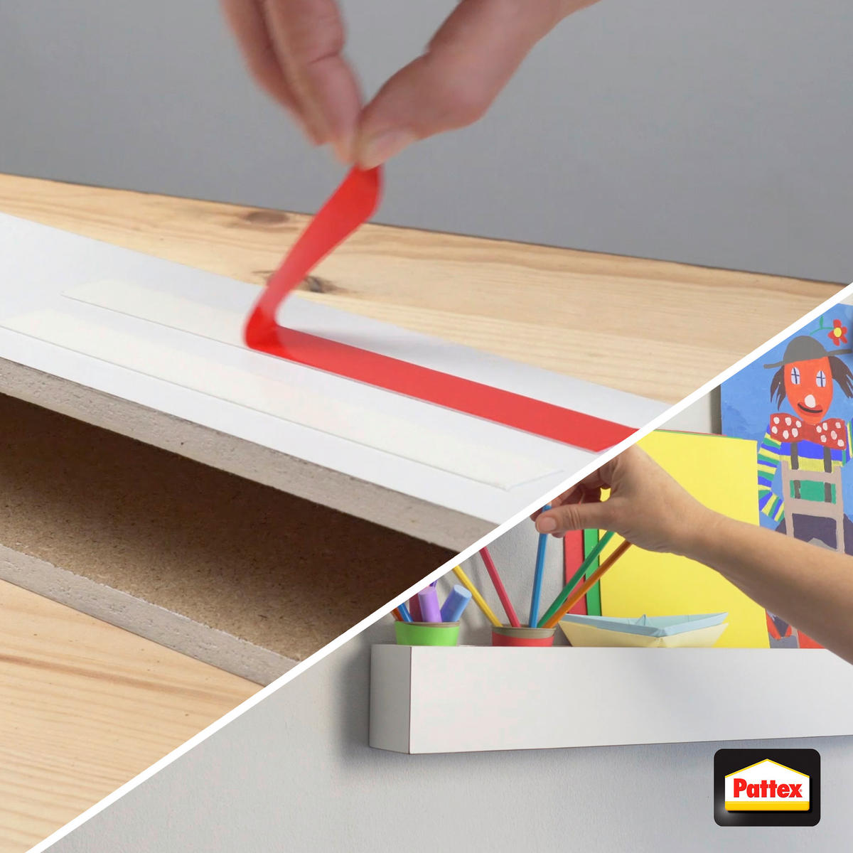 Pattex Klebeband Kleben statt Bohren L: ca. 150 cm Kleben statt Bohren - (150,00cm) - Pattex