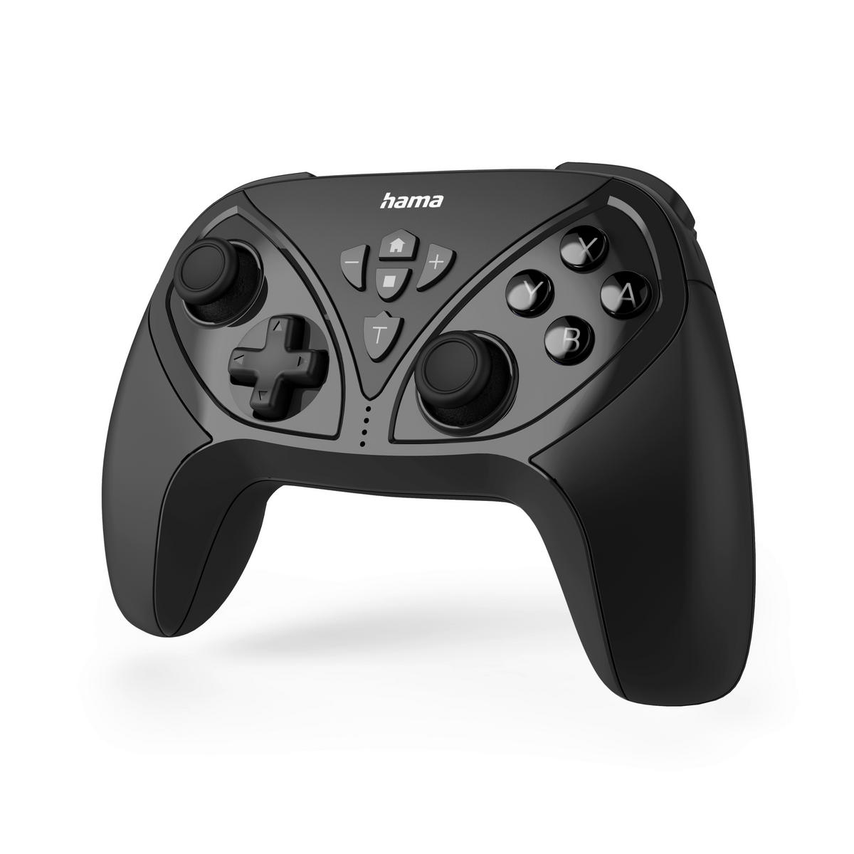 HAMA Bluetooth-ControllerNintendo Switch schwarz Nintendo Switch - schwarz (6,60/14,20/17,50cm) - HAMA