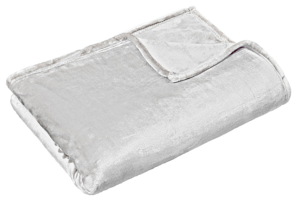 Wohndecke Cashmere touch Wohndecke_Cashmere_Feeling 140x180 - silber (140,00/180,00cm)