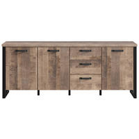 Sideboard Emile Eiche Tabak Nachbildung B/H/T: ca. 214x86x45 cm Emile - Eiche (214,00/86,00/45,00cm) - Trendteam