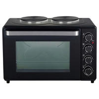 Emerio Mini-Backofen MO-132208.1 schwarz Metall B/H/T: ca. 51x32x41 cm ca. 32 l Backofen_XL 32l MO-132208.1 - schwarz (51,00/32,00/41,00cm) - Emerio