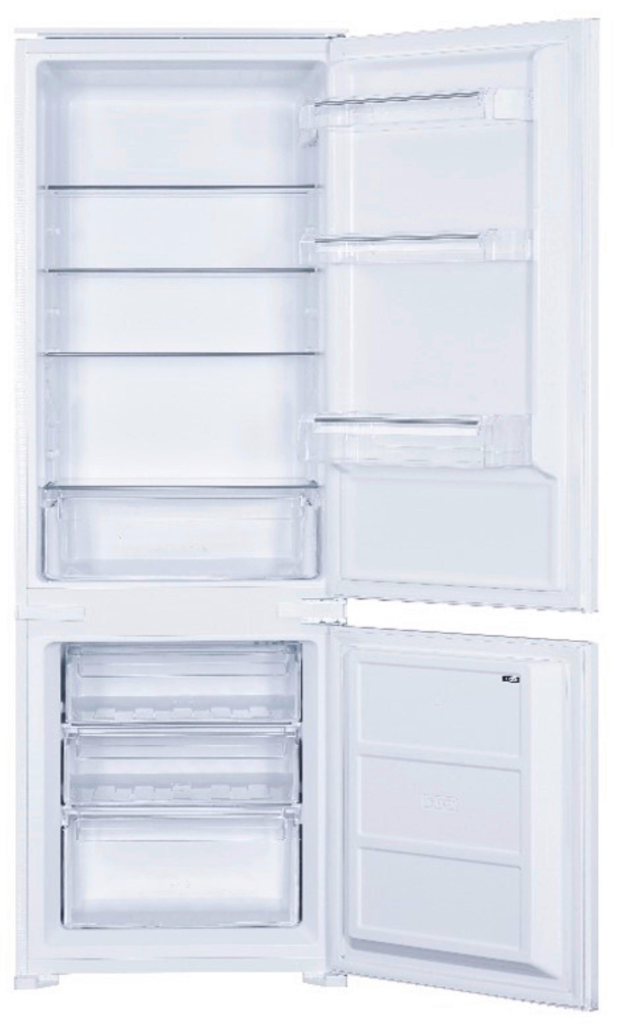 Mican Einbaukühl-/Gefrierkombination EKHBMFSSE weiß B/H/T: ca. 54x177,2x54 cm EKHBMFSSE - weiß/glasklar (54,00/177,20/54,00cm) - Mican