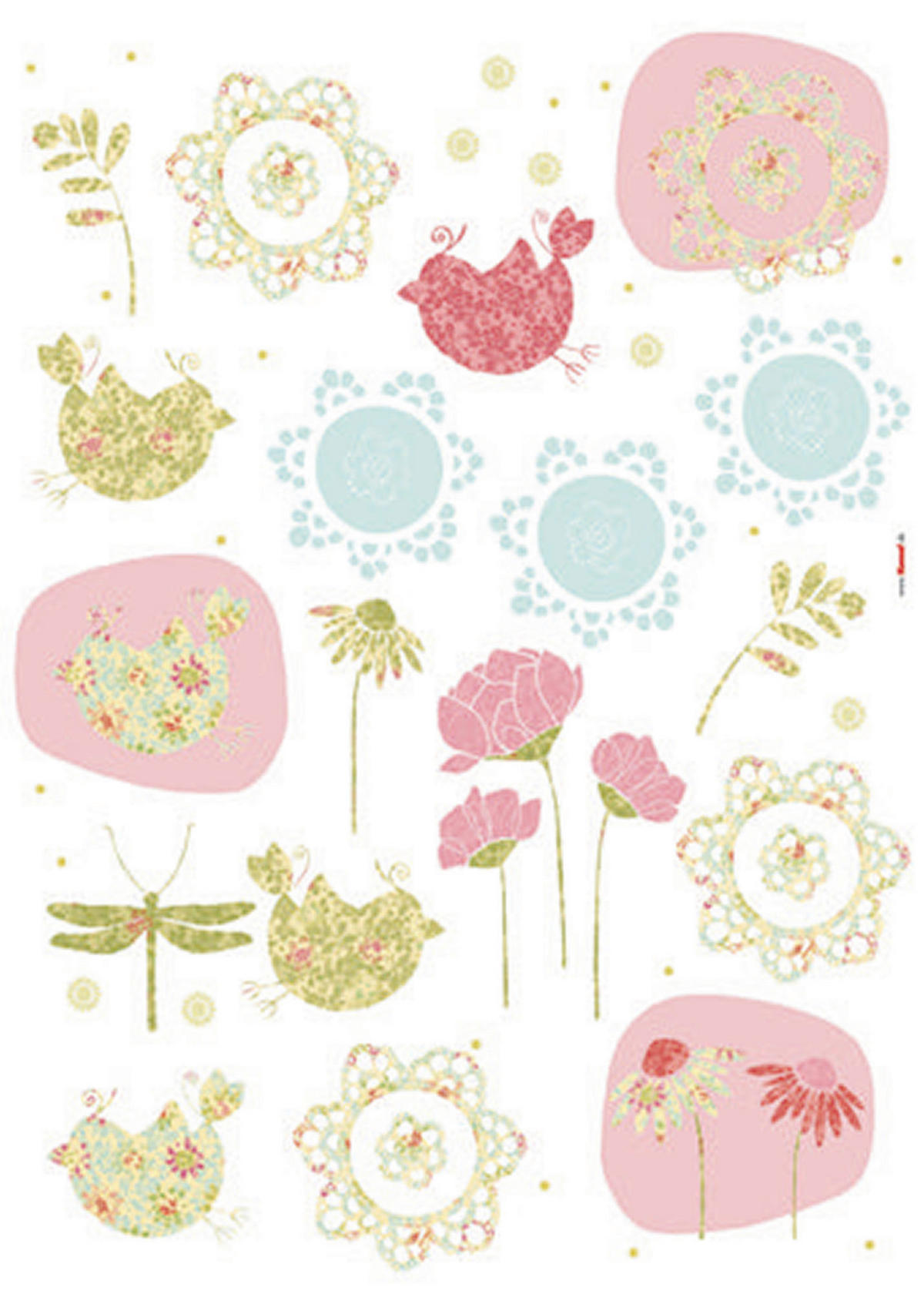 Komar Wandtattoo Patchwork  Patchwork B/L: ca. 50x70 cm Patchwork - (50,00/70,00cm) - Komar